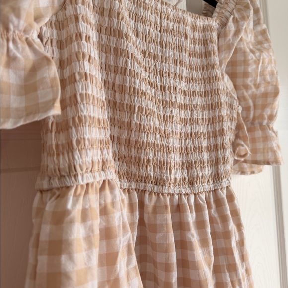 Gingham Midi Dress - Size M - Picture 4 of 10
